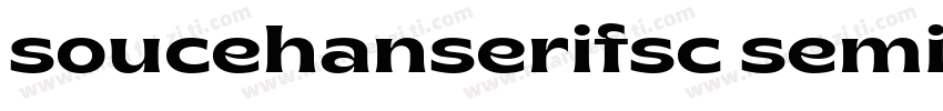 soucehanserifsc semi字体转换
